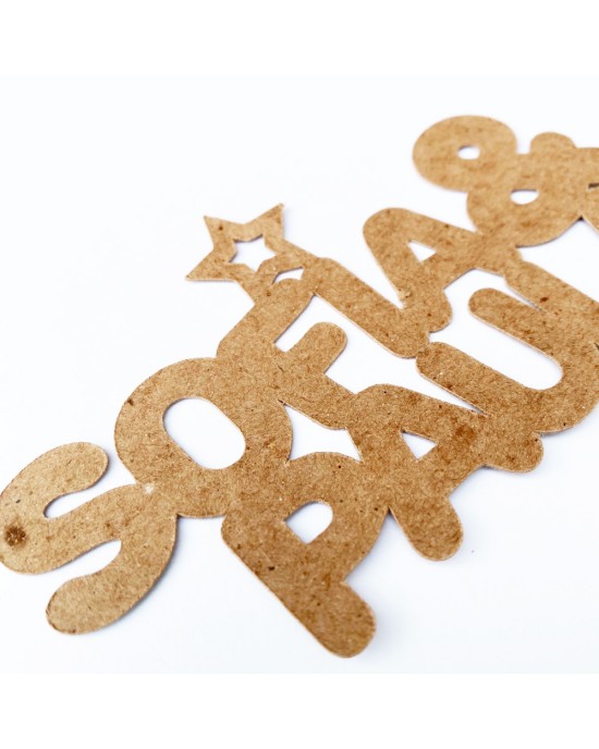 Colgantes Regalo Kraft | Tarjetas Con Corte
