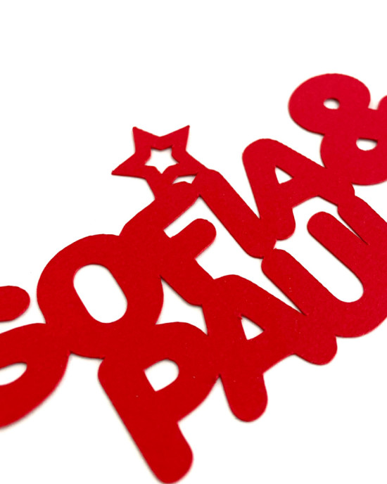 Colgantes Regalo Rojo | Tarjetas Con Corte