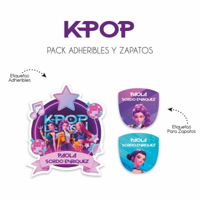 Pack Escuela y Zapatos K-POP