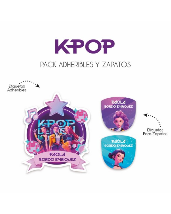 Pack Escuela y Zapatos K-POP | Pack Adheribles y Zapatos Pack Escuela y Zapatos K-POP | Pack Adheribles y Zapatos