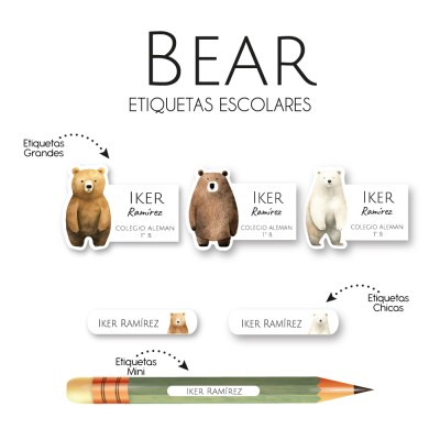 Escuela Adheribles Bear Escuela Adheribles Bear
