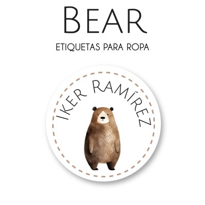 Ropa PLANCHABLES Bear 