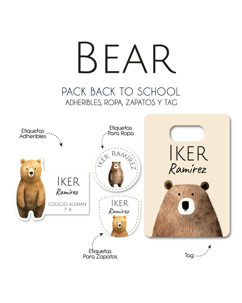 Pack Back to School Bear-Pack Back To School
