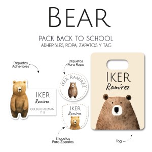 Pack Back to School Bear