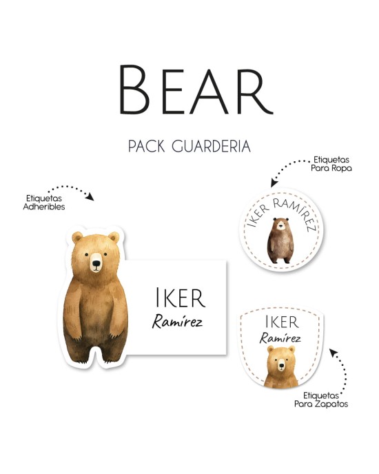 Pack Guardería Bear | Pack Guarderia