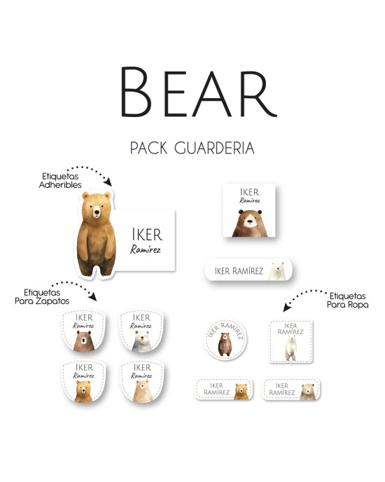 Pack Guardería Bear | Pack Guarderia