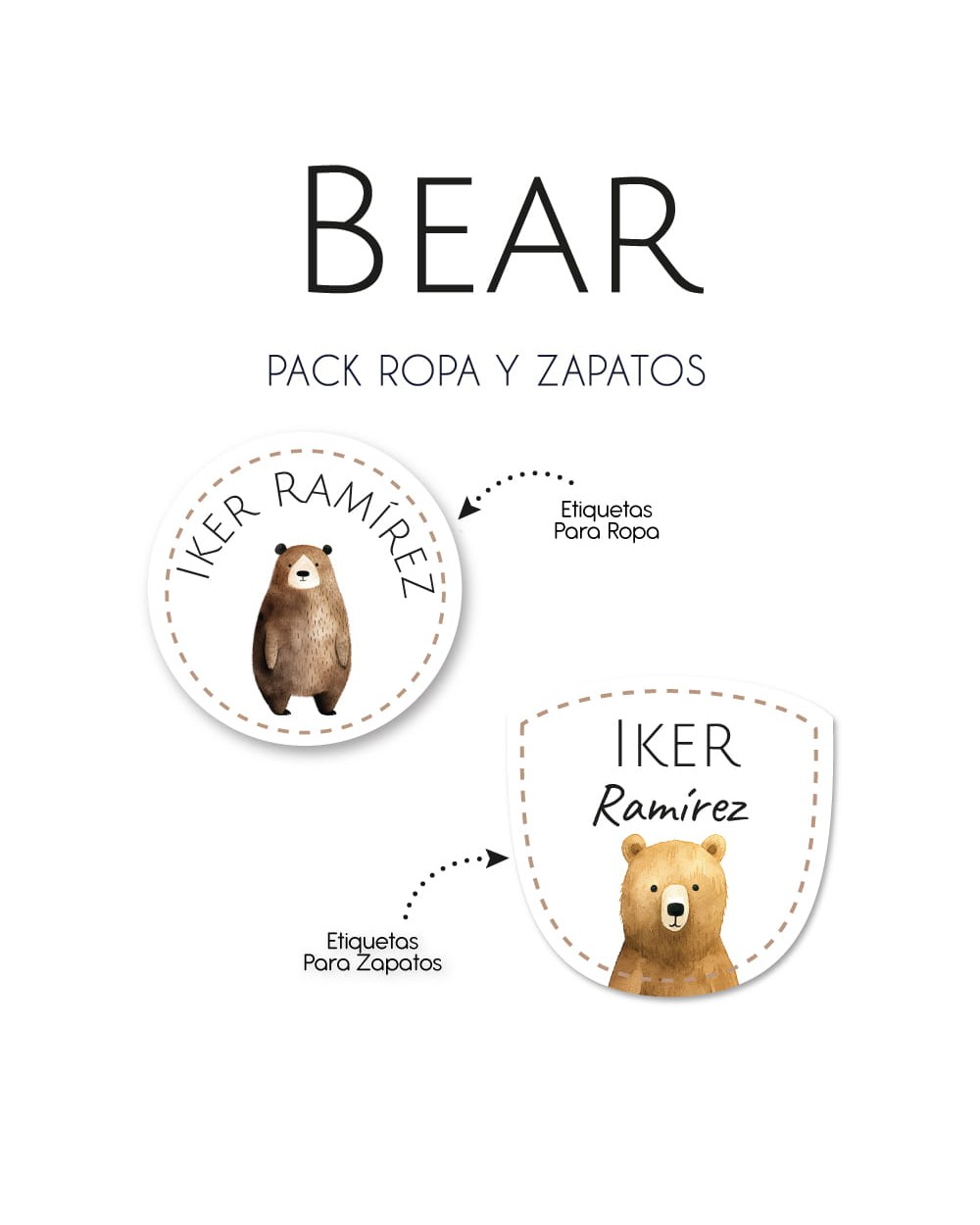 Pack Ropa y Zapatos Bear | Pack Ropa y Zapatos Pack Ropa y Zapatos Bear | Pack Ropa y Zapatos