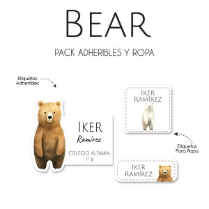 Pack Ropa y Escuela Bear