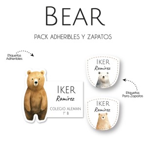 Pack Escuela y Zapatos Bear