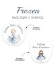 Pack Escuela y Zapatos Frozen | Pack Adheribles y Zapatos Pack Escuela y Zapatos Frozen | Pack Adheribles y Zapatos