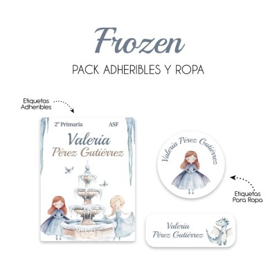 Pack Ropa y Escuela Frozen