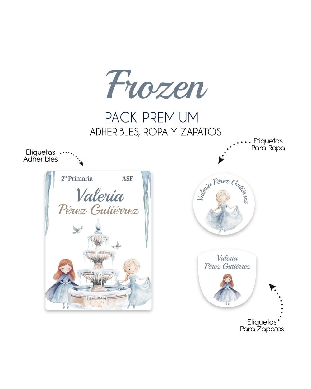 Pack Premium Ropa, Zapatos y Escuela Frozen Pack Premium Ropa, Zapatos y Escuela Frozen