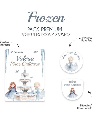Pack Premium Ropa, Zapatos y Escuela Frozen