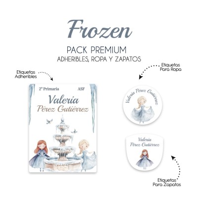 Pack Premium Ropa, Zapatos y Escuela Frozen