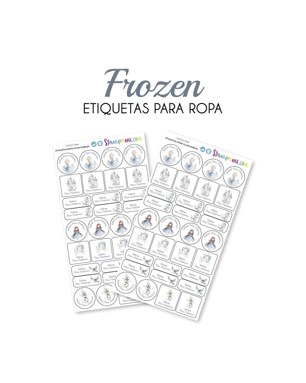 Ropa Frozen-Etiquetas Para Ropa Ropa Frozen-Etiquetas Para Ropa