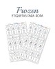 Ropa Frozen-Etiquetas Para Ropa