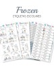 Escuela Adheribles Frozen-Etiquetas Para Escuela Escuela Adheribles Frozen-Etiquetas Para Escuela