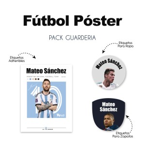 Pack Guardería Futbol Poster