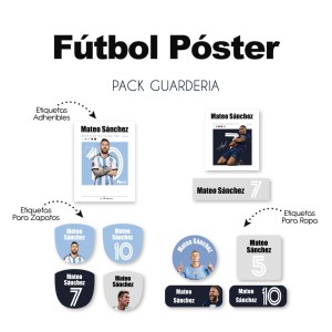 Pack Guardería Futbol Poster