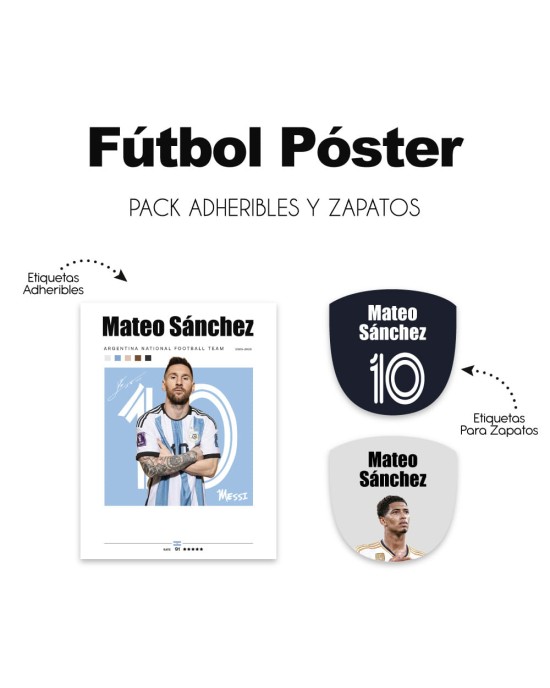 Pack Ropa y Zapatos Futbol Poster | Pack Ropa y Zapatos Pack Ropa y Zapatos Futbol Poster | Pack Ropa y Zapatos