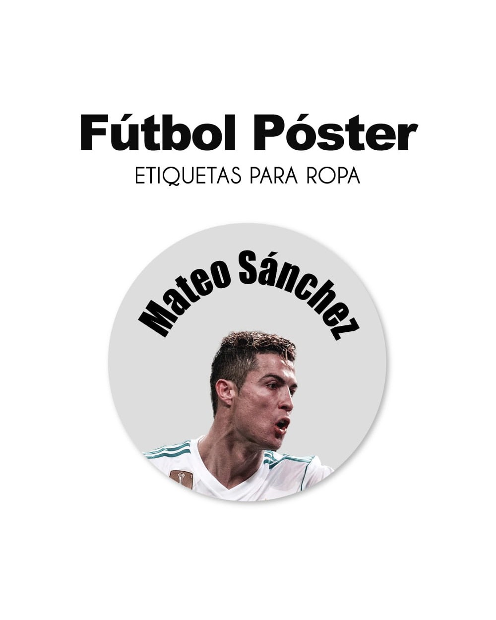 Ropa Futbol Poster-Etiquetas Para Ropa Ropa Futbol Poster-Etiquetas Para Ropa