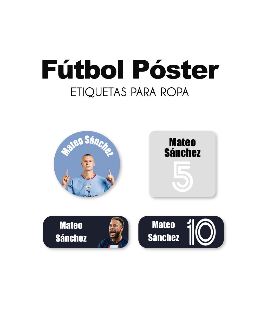 Ropa Futbol Poster-Etiquetas Para Ropa Ropa Futbol Poster-Etiquetas Para Ropa