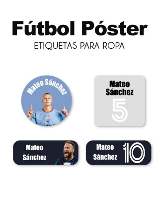 Ropa STICK & GO Futbol Poster 