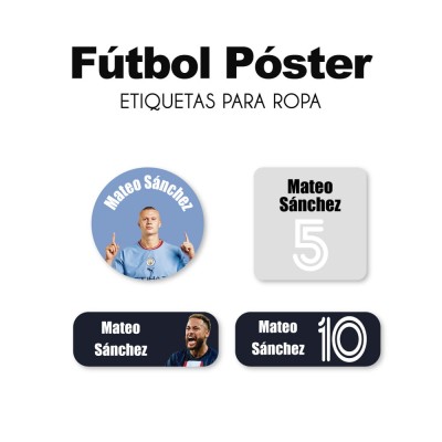 Ropa PLANCHABLES Futbol Poster Ropa PLANCHABLES Futbol Poster
