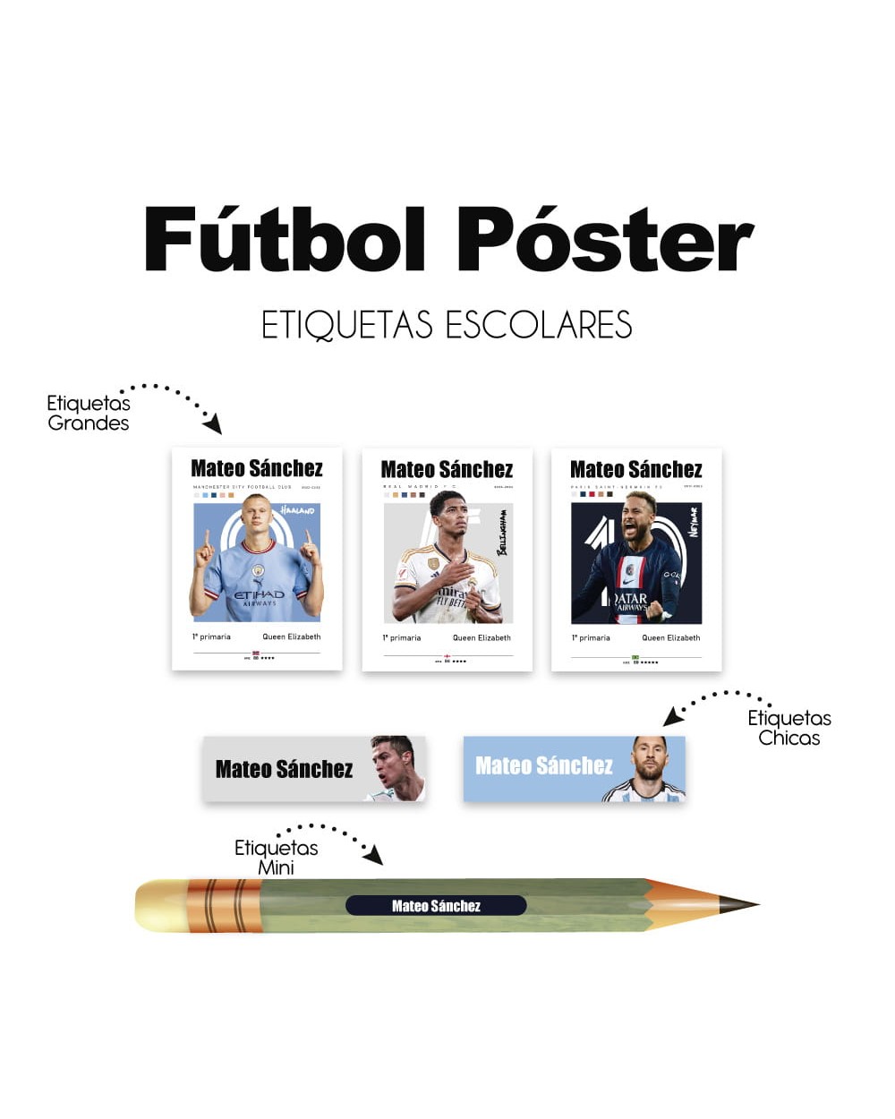 Pack Premium Ropa, Zapatos y Escuela Futbol Poster Pack Premium Ropa, Zapatos y Escuela Futbol Poster