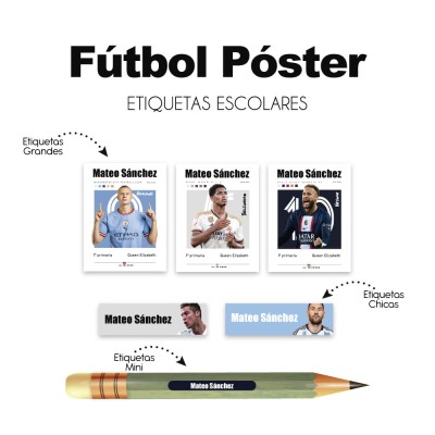 Escuela Adheribles Futbol Poster