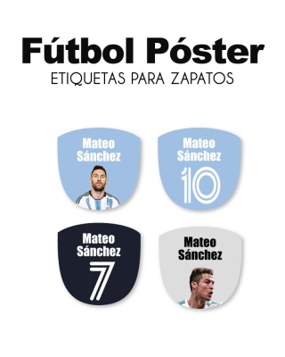 Zapato Futbol Poster
