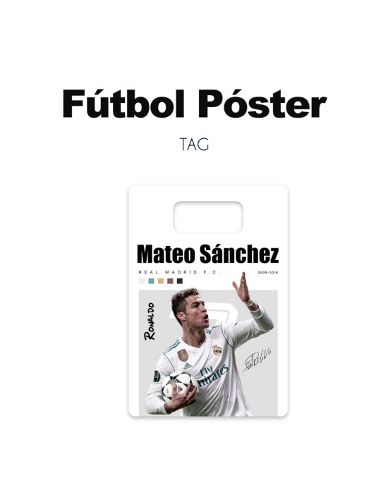 Tag Futbol Poster | Bag Tags Tag Futbol Poster | Bag Tags