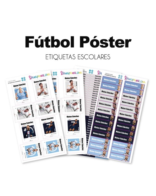 Escuela Adheribles Futbol Poster-Etiquetas Para Escuela Escuela Adheribles Futbol Poster-Etiquetas Para Escuela