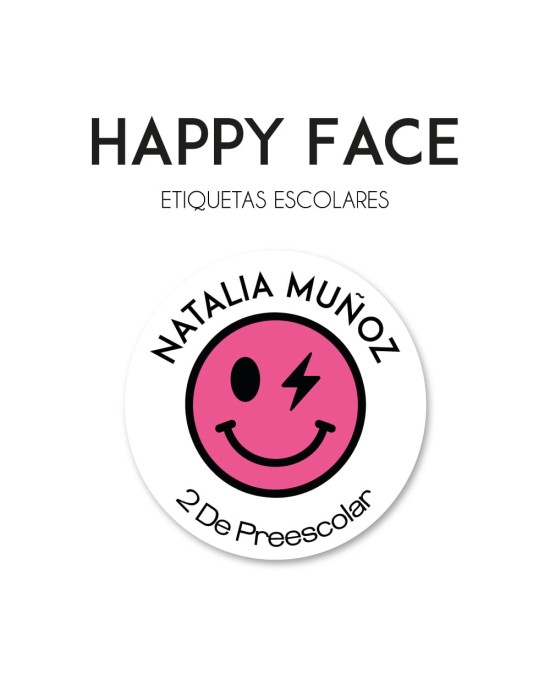 Pack Ropa y Escuela Happy Face | Pack Ropa y Adheribles