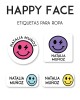 Ropa Happy Face-Etiquetas Para Ropa