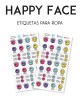 Ropa Happy Face-Etiquetas Para Ropa