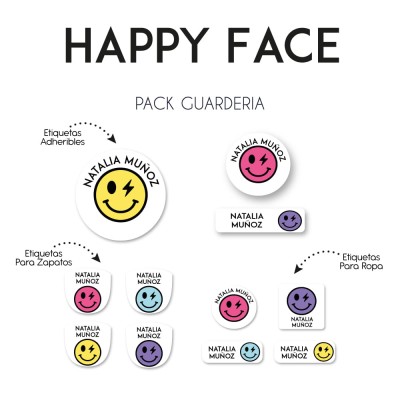 Pack Guardería Happy Face Pack Guardería Happy Face