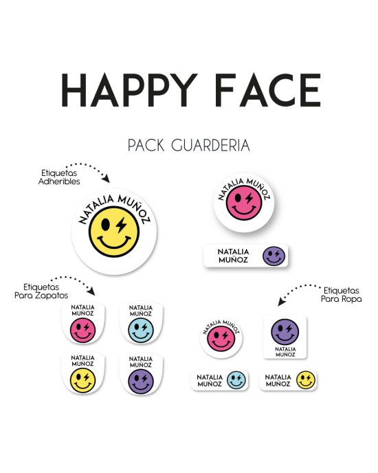 Pack Guardería Happy Face | Pack Guarderia