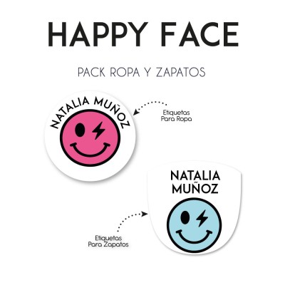 Pack Ropa y Zapatos Happy Face