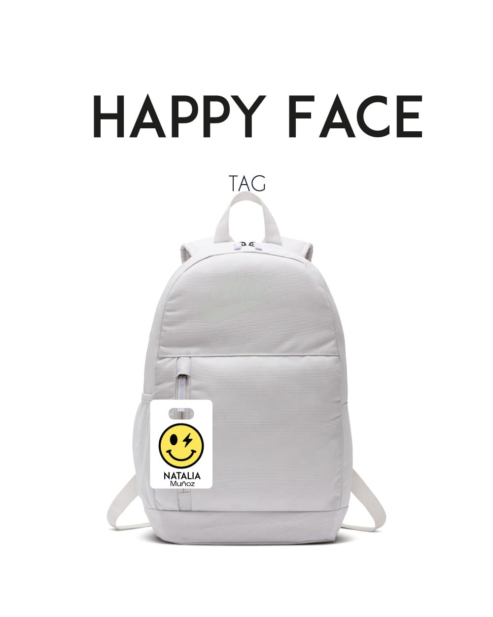 Tag Happy Face | Bag Tags Tag Happy Face | Bag Tags