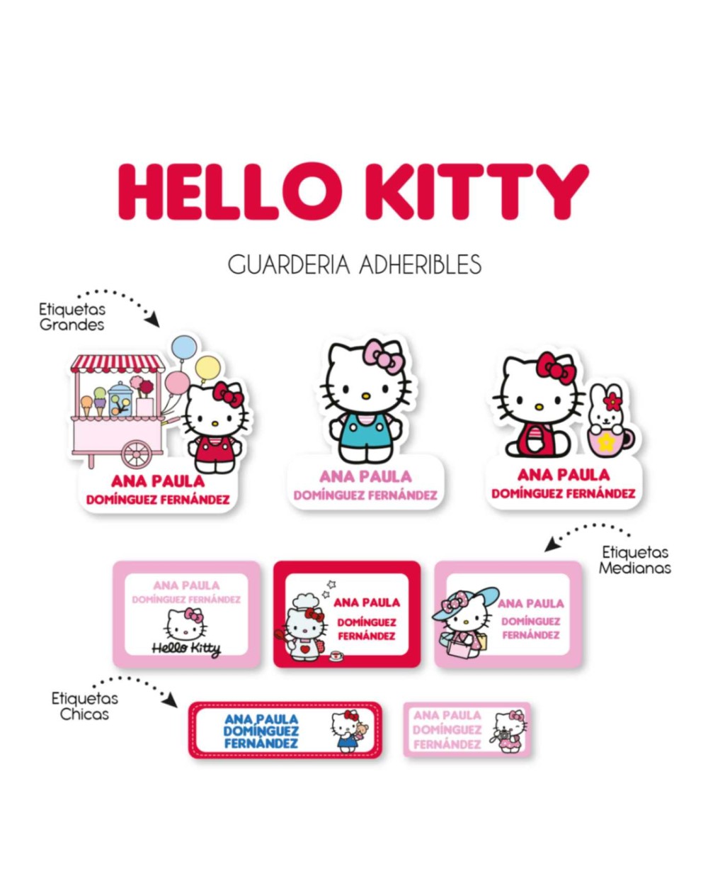Pack Guardería Hello Kitty| Pack Guarderia Pack Guardería Hello Kitty| Pack Guarderia