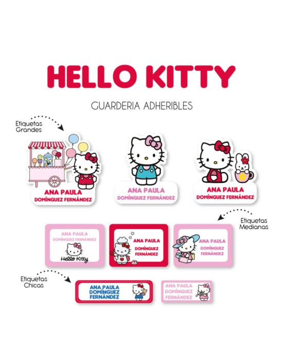 Guarderia Hello Kitty| Etiquetas Para Guarderia