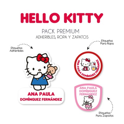 Pack Premium Ropa, Zapatos y Escuela Hello Kitty