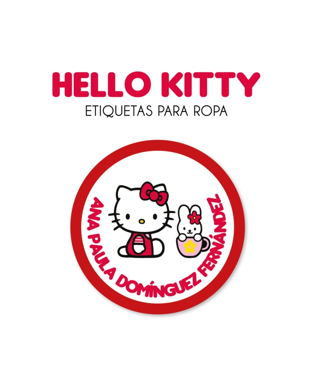 Ropa Hello Kitty-Etiquetas Para Ropa Ropa Hello Kitty-Etiquetas Para Ropa