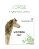 Escuela Adheribles Horses-Etiquetas Para Escuela