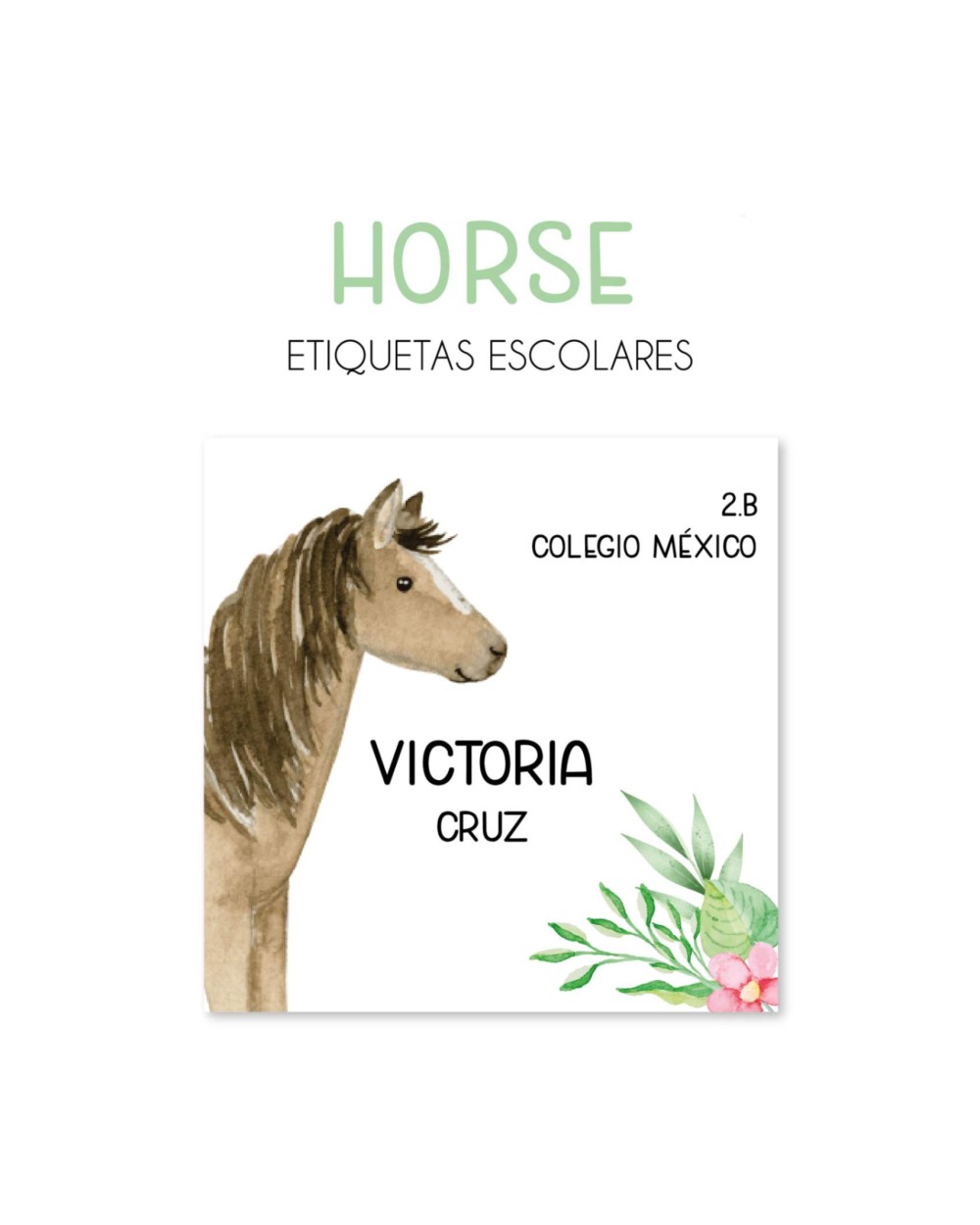 Pack Ropa y Escuela Horses| Pack Ropa y Adheribles Pack Ropa y Escuela Horses| Pack Ropa y Adheribles