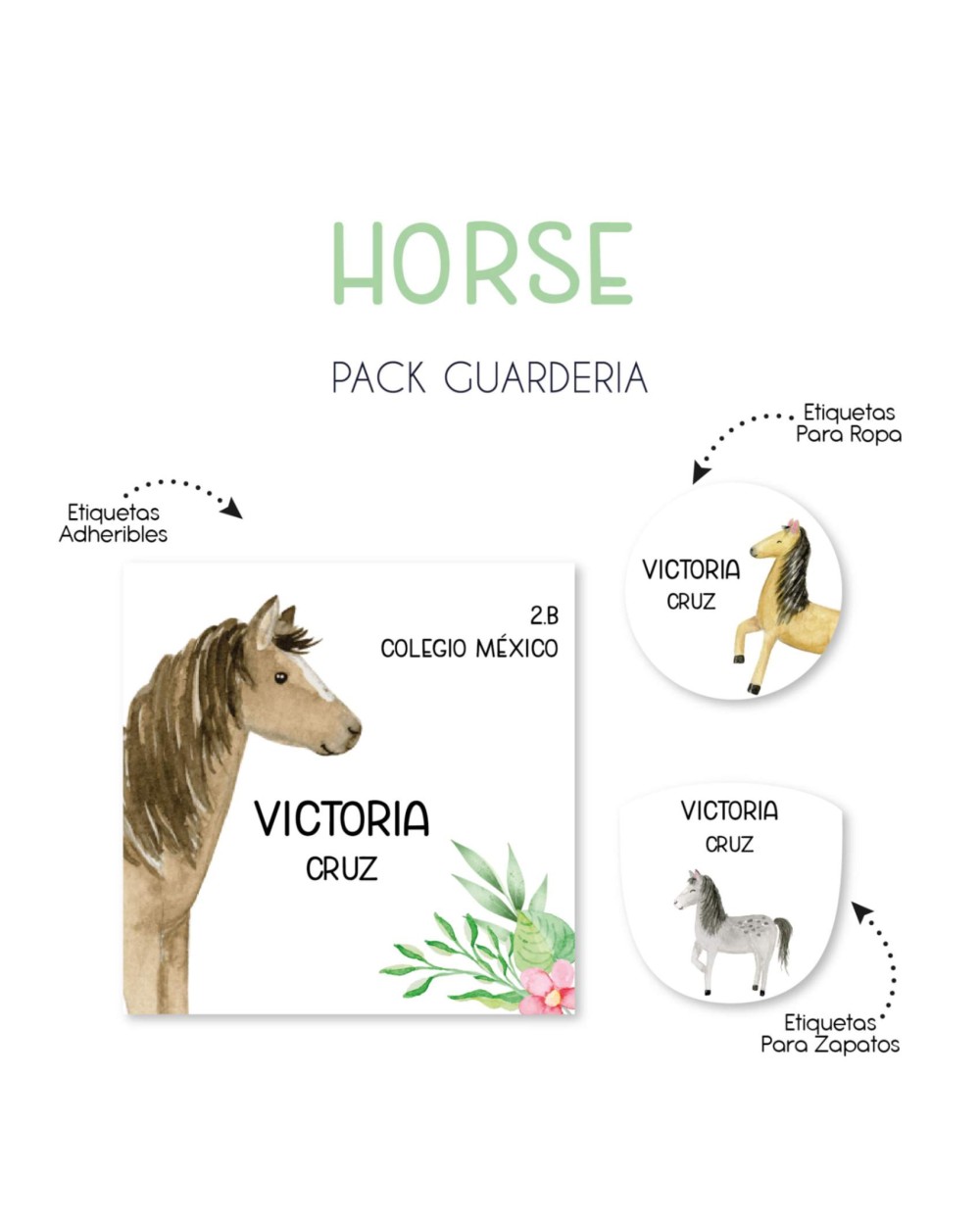 Pack Guardería Horses| Pack Guarderia Pack Guardería Horses| Pack Guarderia