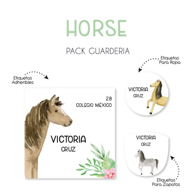 Pack Guardería Horses