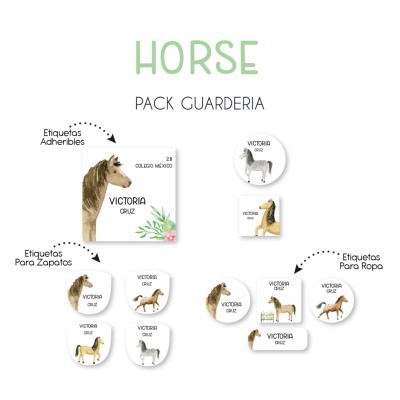 Pack Guardería Horses Pack Guardería Horses