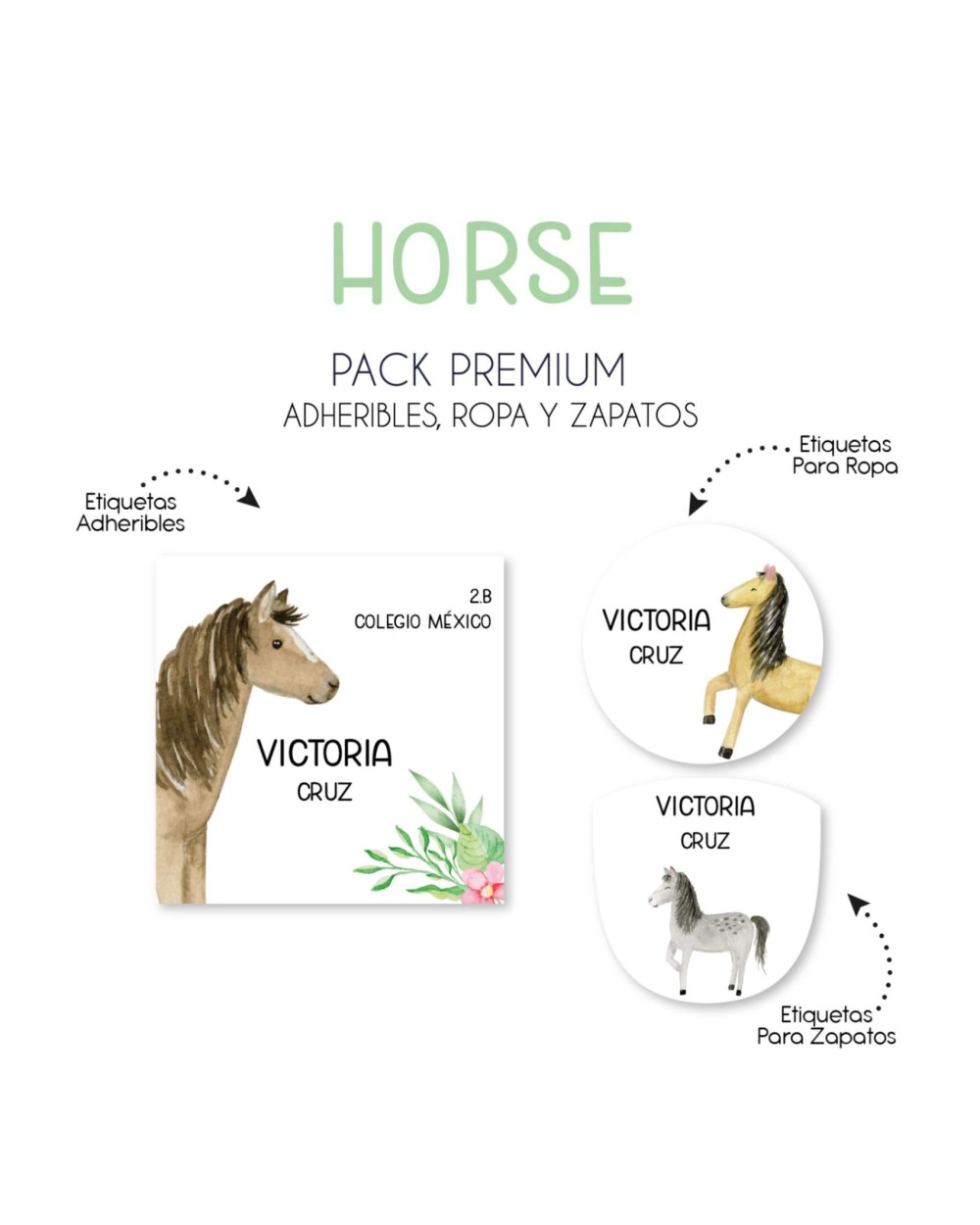 Pack Premium Ropa, Zapatos y Escuela Horses Pack Premium Ropa, Zapatos y Escuela Horses